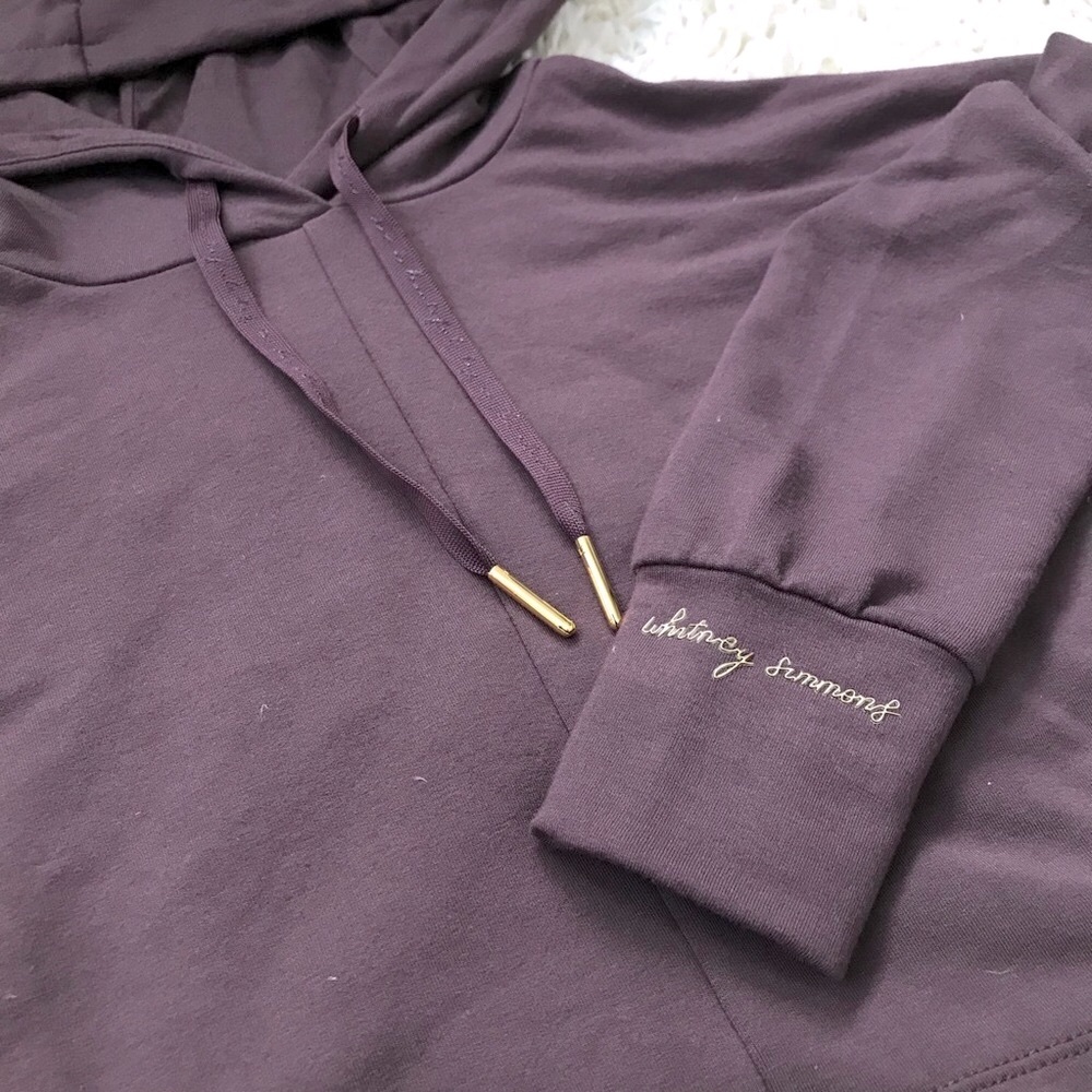 GYMSHARK X WHITNEY SIMMONS (GSxWS) crop hoodie